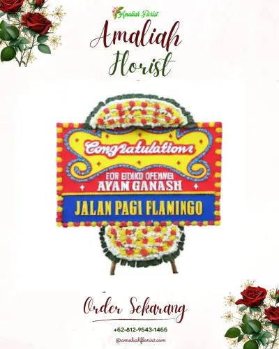 Bunga Papan Congratulation di Airnona